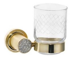 Стакан настенный Boheme Royal Cristal 10924-G-B настенный Black Gold