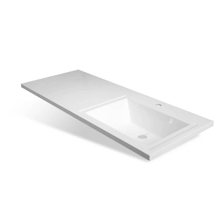 Раковина Эстет Даллас ФР-00014935 правая, 120 см, белая матовая