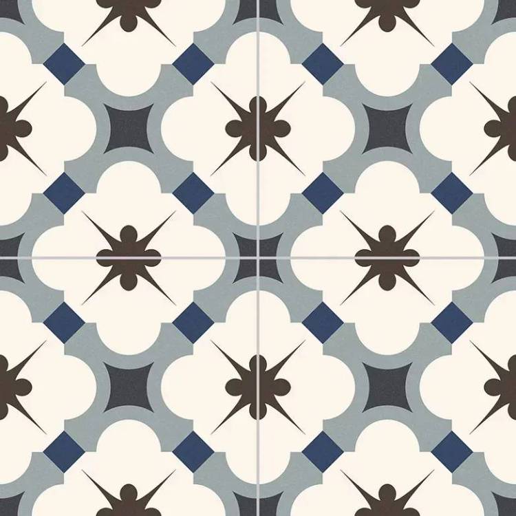 Керамогранит Etili Seramik Grace Blue Pre-cut 45x45