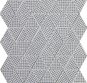 Мозаика FAP Ceramiche Pat fOEH Deco Blue Triangolo Mosaico 30.5x30.5