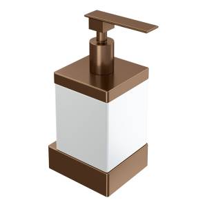 Дозатор Boheme Qubic 10727-BRB Brushed Bronze