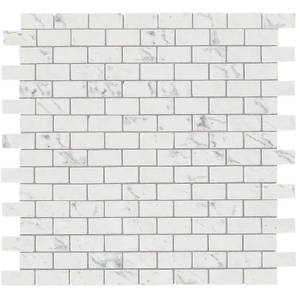 Мозаика Atlas Concorde Marvel Stone AS34 Carrara P. Mosaico Lapp. Burattato 29.8x29.8