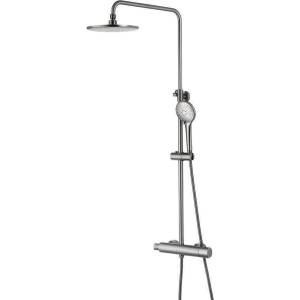 Душевая стойка Lemark Bronx LM3770GM графит, с термостатом