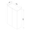 Шкаф Am.Pm X-Joy M85CHX0602WG 60 см, белый глянец фото 10
