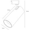 Трековый светодиодный светильник ЭРА TR5-30 COB BK Б0049055 фото 3