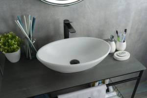 Раковина Gid Lago Wm9021 51193 белая матовая, 52x32x14