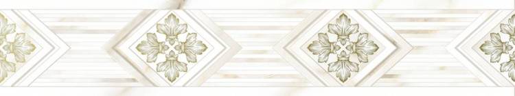 Бордюр Global Tile Calacatta Gold 10200000102 7.5x40