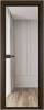 Межкомнатная дверь Profil Doors 1 AV цвет профиля Деорэ, стекло безопасное 6 мм прозрачное 700x2000