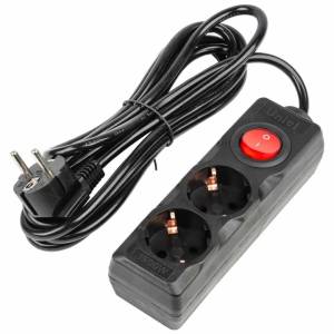Удлинитель Uniel Ultra S-GCU2-3B Black
