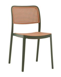 Стул Stool Group Yona PP-296 green 36023 зеленый, пластиковый