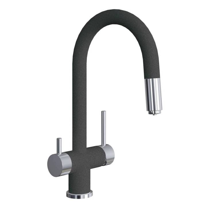 Смеситель для кухни Florentina Маэстро 337.03H.2123.102 черный