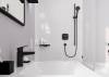 Смеситель для раковины Hansgrohe Logis 100 71107670 матовый черный фото 2