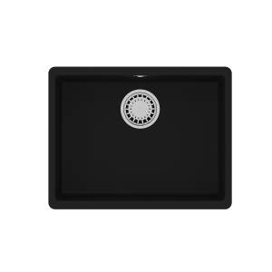 Кухонная мойка Lemark SINARA 540-U 9910073 подстольного монтажа из кварцгранита антрацит