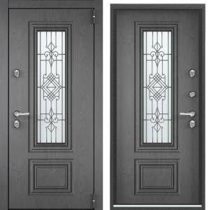 Входная стальная дверь Torex SNEGIR PRO-C PP 36828 ФМ Серое дерево/ФМ Серое дерево 2000x880