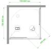 Душевой уголок Royal Bath HPD RB 80 HPD-C 80x80 фото 4