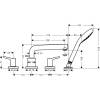 Смеситель на борт ванны Hansgrohe Talis S 72419000 хром фото 2