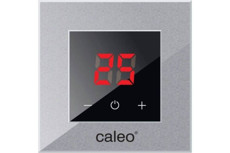 Терморегулятор Caleo NOVA УП-00000357 встраиваемый цифровой, 3.5 кВт, алюминиевый