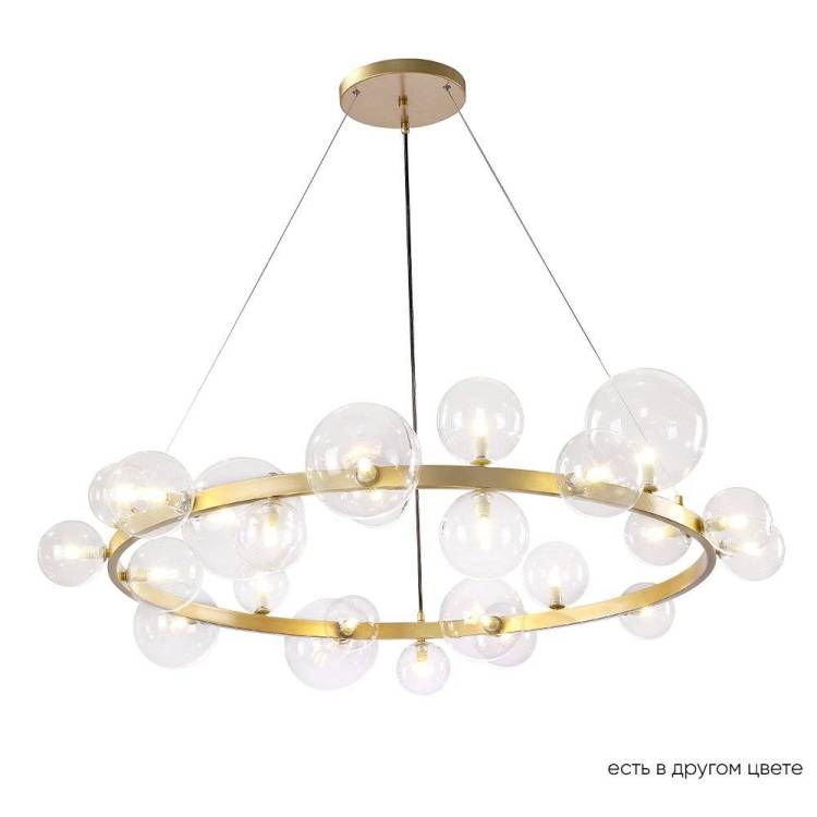 Люстра Crystal Lux Agata Sp24 V2 Gold/Transparente