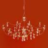 Большая подвесная светодиодная люстра Freya Amela FR6138PL-L30BS фото 6