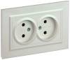 Розетка 2-местная IEK Brite BR-R20-10-K36-F жемчуг