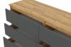 Комод Арника Денвер 00-00303820 Дуб Золотой/Графит фото 4