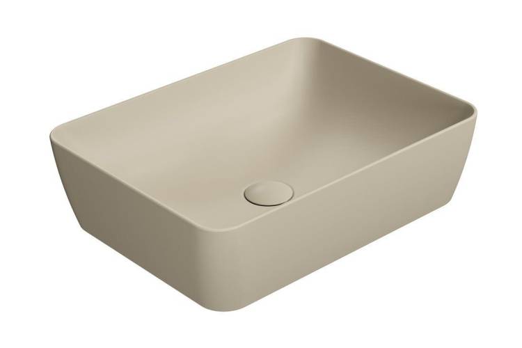 Раковина GSI Nubes 903708 бежевый матовый, 50x38