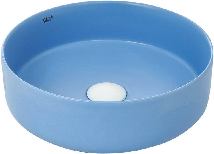 Раковина Weltwasser WW Elbach 3134 MBL матовая голубая