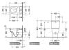 Чаша для унитаза-компакта Duravit Darling New 2138090000 фото 4