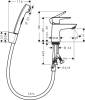 Смеситель для раковины Hansgrohe Talis E 71729000 с гигиеническим душем, с донным клапаном Push-Open фото 2