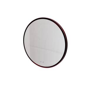 Зеркало Knotlor Луна FLMR110800TM с подсветкой, бордо, 80 см