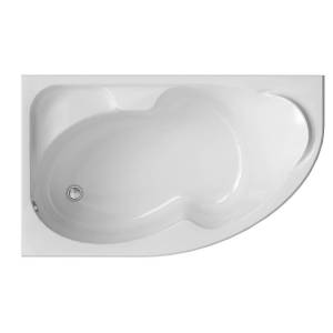 Акриловая ванна Creto Doris 170x90 левая, с каркасом