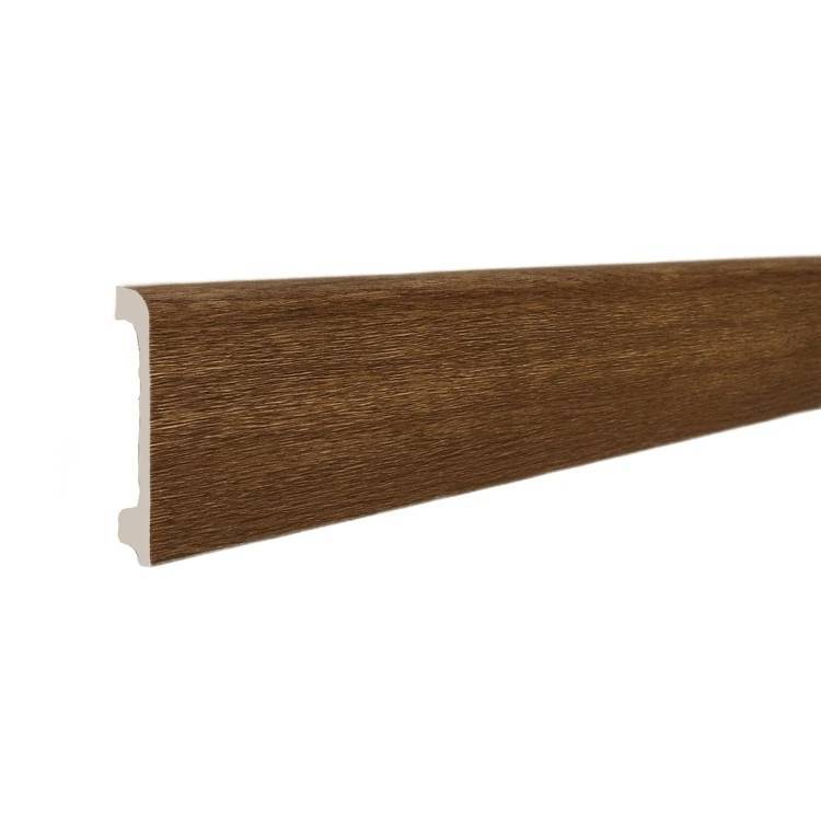 Напольный плинтус ТД Меридиан P2-118-N с тиснением 2400x80x15