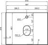 Тумба с раковиной La Fenice Terra Twin Bianco NFNC-01-TER-B-60-2-3-GL-GG белая матовая, 60 см фото 3