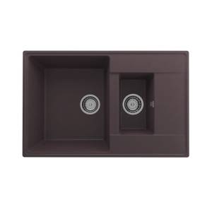 Кухонная мойка Ulgran Quartz Prima 780 1,5 K-06 трюфель