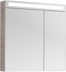 Зеркало-шкаф Dreja Max 80 дуб кантри, с подсветкой