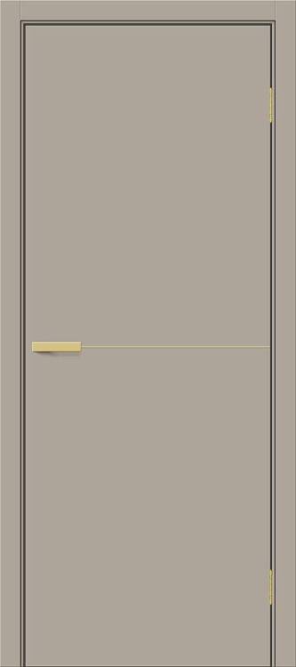 Межкомнатная дверь глухая Bravo Браво-0.21.П Полотоно Clay Silk 2000х800