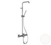 Душевая система Remer Elegance EQ34A7MMSSOFBO белый матовый, с изливом, с термостатом