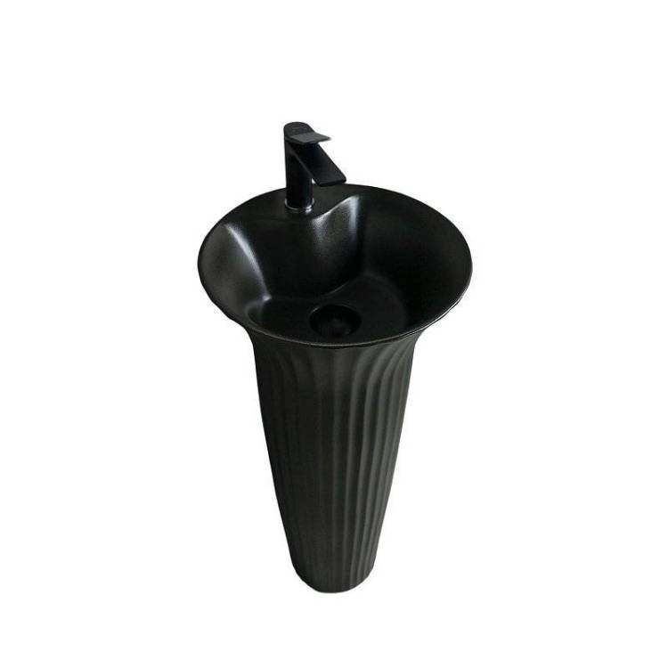 Раковина Gid Autonomo 81114 Nb132bg 40 см, черная