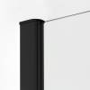 Душевое ограждение NEW TRENDY NEW KOMFORT BLACK 90x90x195 K-0469 (черный) фото 4