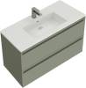 Тумба с раковиной Allen Brau Eclipse 2.0 1.E1002.CGM 2.0 олива матовый, 81x63.4