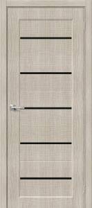 Межкомнатная дверь Bravo 150-0016 Мода-22 Black Line Cappuccino 200x90