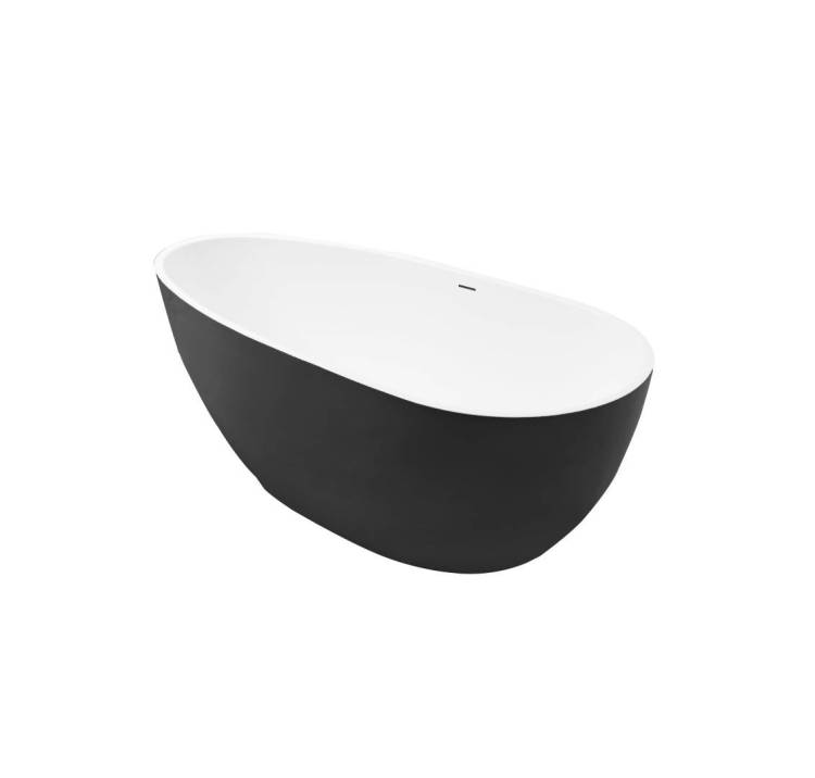 Акриловая ванна Grossman Fly GR-1102MB 170x80x60 черная