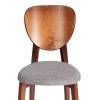 Стул Tetchair Diamante 20564 коричневый, ткань wool dimgrey, серый фото 6