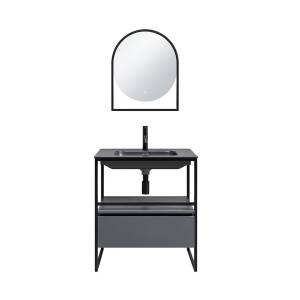Мебель для ванной Armadi Art Loft 80 антрацит, напольная