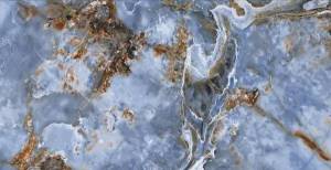 Керамогранит Bluezone Agyaro BZ75017 Blue High Glossy 60x120