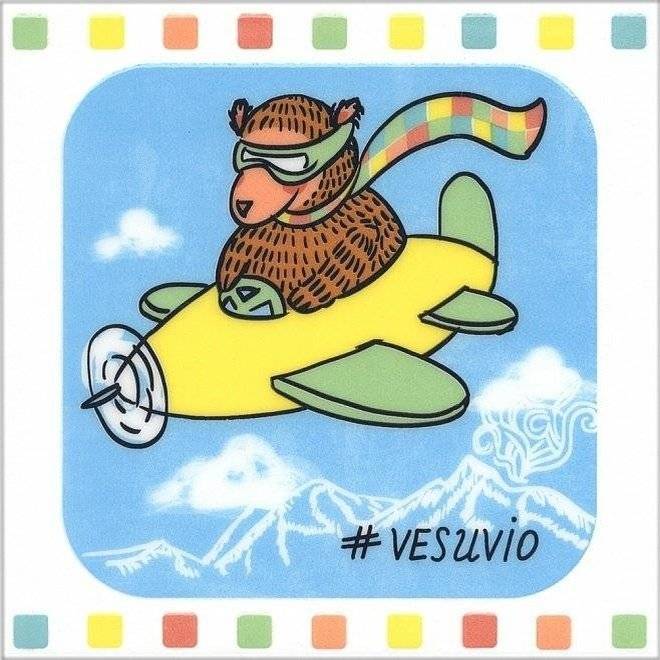 Декор Kerama Marazzi Большое путешествие NT/A143/5009 Везувий 20x20