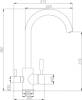 Смеситель для кухни ZorG Steel Hammer SH 713 SATIN фото 2