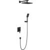 Душевой комплект Timo Torne SX-4319/03SM черный, с внутренней частью