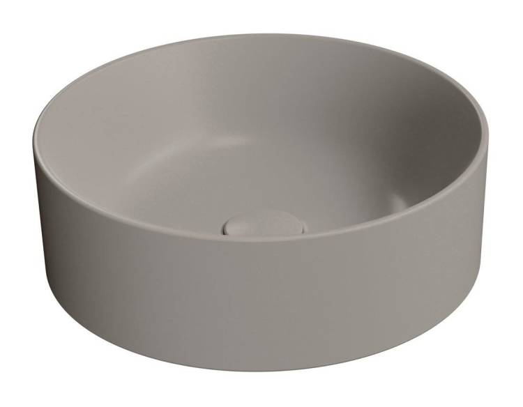 Раковина GSI Kube X 942605 серый беж матовый, 40x40