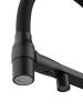 Смеситель для кухни Wonzon & Woghand WW-88458013-MB с гибким изливом и подключением фильтра, черный матовый фото 4